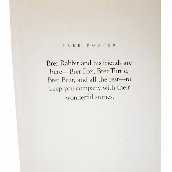 Classic Tales Of Brer Rabbit Don Daily Joel Harris HC DJ Book w Poster Ex Cond - Picture 6 of 15